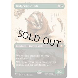 画像1: [EX+](FOIL)(フルアート)アナグマモグラの仔/Badgermole Cub《英語》【TLA】