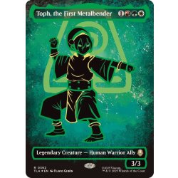 画像1: (ネオングリーンFOIL)(フルアート)最初の金属のベンダー、トフ/Toph, the First Metalbender《英語》【TLA】