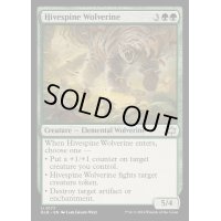 (FOIL)巣背骨のクズリ/Hivespine Wolverine《英語》【BLB】