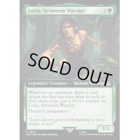 (サージFOIL)(フルアート)サバティームの戦士、リーラ/Leela, Sevateem Warrior《英語》【WHO】