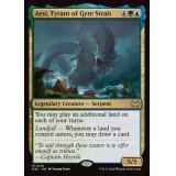 円渦海峡の暴君、アシー/Aesi, Tyrant of Gyre Strait《英語》【DSC】