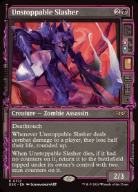 (FOIL)(ショーケース枠)止められぬ斬鬼/Unstoppable Slasher《英語》【DSK】