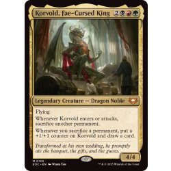 画像1: [EX+]フェイに呪われた王、コルヴォルド/Korvold, Fae-Cursed King《英語》【EOC】