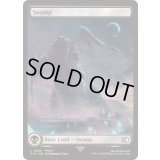 [EX+](FOIL)(フルアート)(0300)沼/Swamp《英語》【FIN】