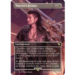画像1: (FOIL)(フルアート)戦士の心掛け/Warrior's Resolve《英語》【FIC】
