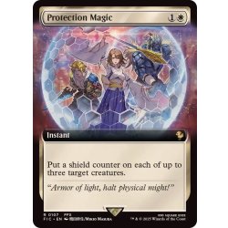 画像1: (FOIL)(フルアート)守護魔法「プロテス」/Protection Magic《英語》【FIC】