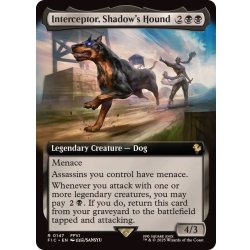 画像1: (フルアート)シャドウの愛犬、インターセプター/Interceptor, Shadow's Hound《英語》【FIC】