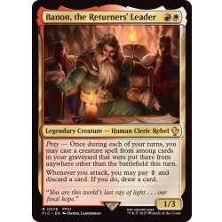 画像1: (サージFOIL)リターナーのリーダー、バナン/Banon, the Returners' Leader《英語》【FIC】