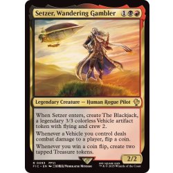 画像1: (サージFOIL)さすらいのギャンブラー、セッツァー/Setzer, Wandering Gambler《英語》【FIC】
