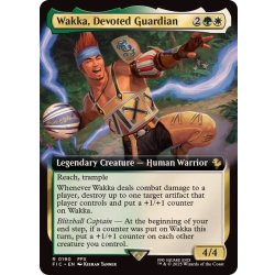 画像1: [EX+](FOIL)(フルアート)敬虔なガード、ワッカ/Wakka, Devoted Guardian《英語》【FIC】