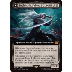 画像1: [EX+](フルアート)(0451)威名のソルジャー、セフィロス/Sephiroth, Fabled SOLDIER《英語》【FIN】