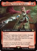 (フルアート)刃向かう者、ライトニング/Lightning, Security Sergeant《英語》【FIN】