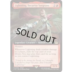画像1: (フルアート)刃向かう者、ライトニング/Lightning, Security Sergeant《英語》【FIN】
