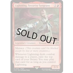 画像1: 刃向かう者、ライトニング/Lightning, Security Sergeant《英語》【FIN】