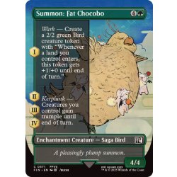 画像1: (フルアート)召喚：デブチョコボ/Summon: Fat Chocobo《英語》【FIN】
