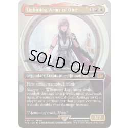画像1: (FOIL)(フルアート)(0320)シーンドライブ、ライトニング/Lightning, Army of One《英語》【FIN】