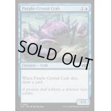 紫水晶ガニ/Purple-Crystal Crab《英語》【J25】