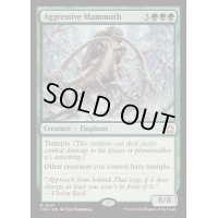 [EX+]攻撃的なマンモス/Aggressive Mammoth《英語》【FDN】