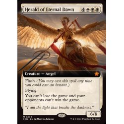 画像1: [EX+](フルアート)(0446)永遠曙光の伝令/Herald of Eternal Dawn《英語》【FDN】