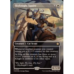 画像1: [EX+](マナFOIL)空騎士の従者/Skyknight Squire《英語》【FDN】