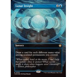 画像1: [EX+](マナFOIL)月の洞察/Lunar Insight《英語》【FDN】