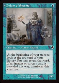 [EX](旧枠仕様)秘密を掘り下げる者/Delver of Secrets《英語》【INR】