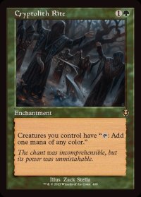 [EX](旧枠仕様)謎の石の儀式/Cryptolith Rite《英語》【INR】