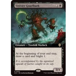 画像1: [EX+](フルアート)悪意ある節くれ皮/Sinister Gnarlbark《英語》【ECC】