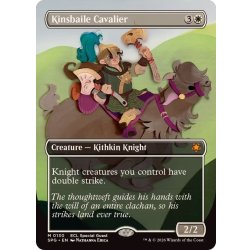画像1: (FOIL)(フルアート)(0130)キンズベイルの騎兵/Kinsbaile Cavalier《英語》【SPG】