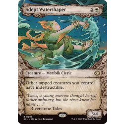 画像1: (FOIL)(ショーケース枠)熟練の整水家/Adept Watershaper《英語》【ECL】