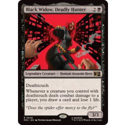 画像1: (FOIL)恐るべき狩人、ブラック・ウィドウ/Black Widow, Deadly Hunter《英語》【MSC】