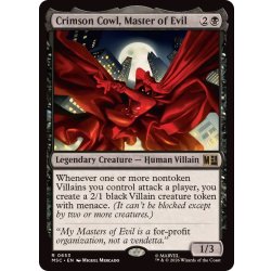 画像1: (FOIL)邪悪の首魁、クリムゾン・カウル/Crimson Cowl, Master of Evil《英語》【MSC】