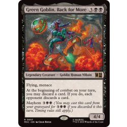 画像1: (FOIL)再度襲い来る者、グリーンゴブリン/Green Goblin, Back for More《英語》【MSC】