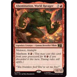画像1: 世界を蹂躙せし者、アボミネーション/Abomination, World Ravager《英語》【MSC】