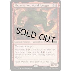 画像1: (サージFOIL)世界を蹂躙せし者、アボミネーション/Abomination, World Ravager《英語》【MSC】