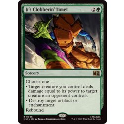画像1: (サージFOIL)鉄拳制裁タイムだぜ！/It's Clobberin' Time!《英語》【MSC】