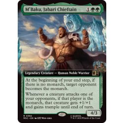 画像1: (フルアート)ジャバリ族の族長、エムバク/M'Baku, Jabari Chieftain《英語》【MSC】