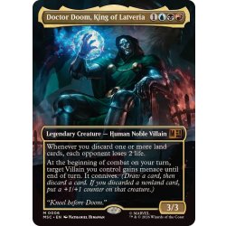 画像1: (FOIL)(フルアート)ラトベリアの王、ドクター・ドゥーム/Doctor Doom, King of Latveria《英語》【MSC】