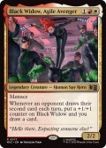 (サージFOIL)敏捷なるアベンジャーズ、ブラック・ウィドウ/Black Widow, Agile Avenger《英語》【MSC】