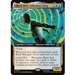 画像1: (フルアート)インヒューマンズの王、ブラックボルト/Black Bolt, Inhuman King《英語》【MSC】