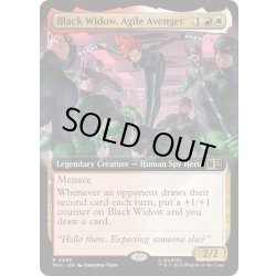 画像1: [EX+](FOIL)(フルアート)敏捷なるアベンジャーズ、ブラック・ウィドウ/Black Widow, Agile Avenger《英語》【MSC】