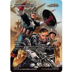 画像1: (フルアート)(0049)正義の憤激/Righteous Fury《英語》【MAR】