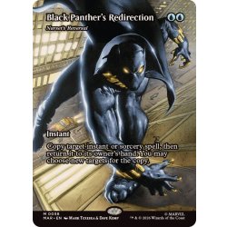 画像1: (FOIL)(フルアート)(0058)ブラック・パンサーの方向転換/Black Panther's Redirection　//　ナーセットの逆転/Narset's Reversal《英語》【MAR】