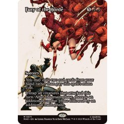 画像1: (FOIL)(フルアート)(0071)大群の怒り/Fury of the Horde《英語》【MAR】