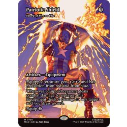 画像1: (フルアート)(0100)愛国の盾/Partiotic Shield　//　火と氷の剣/Sword of Fire and Ice《英語》【MAR】