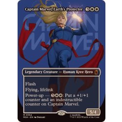 画像1: (FOIL)(フルアート)(0354)地球の守護者、キャプテン・マーベル/Captain Marvel, Earth's Protector《英語》【MSH】