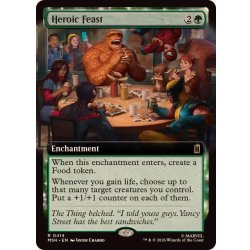 画像1: (FOIL)(フルアート)ヒーローの宴/Heroic Feast《英語》【MSH】