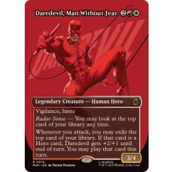 画像1: (FOIL)(フルアート)(0372)恐れ知らずの男、デアデビル/Daredevil, Man Without Fear《英語》【MSH】