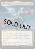 [EX+](FOIL)(フルアート)マイティ・ソー、ジェーン・フォスター/The Mighty Thor, Jane Foster《英語》【MSH】