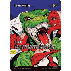 画像1: [EX](FOIL)(フルアート)内にいる獣/Beast Within《英語》【MAR】